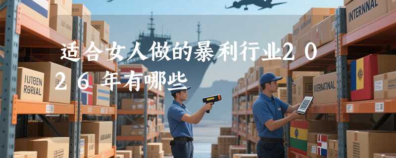 适合女人做的暴利行业2026年有哪些