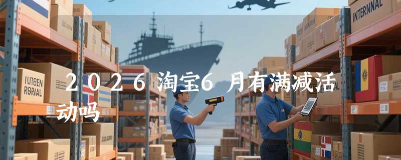 2026淘宝6月有满减活动吗