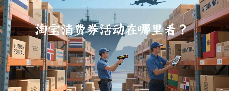 淘宝消费券活动在哪里看？