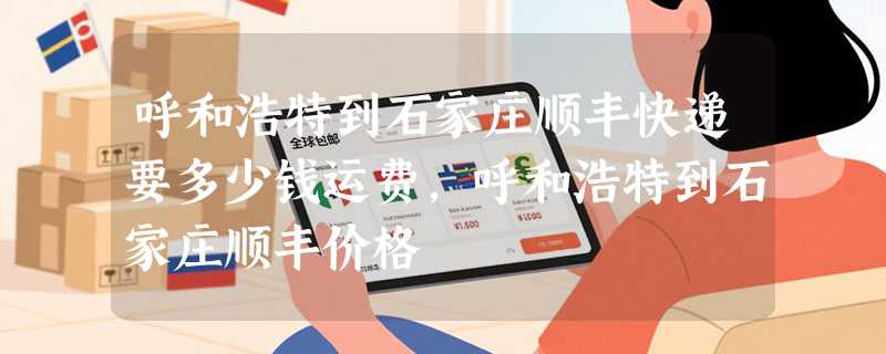 呼和浩特到石家庄顺丰快递要多少钱运费，呼和浩特到石家庄顺丰价格