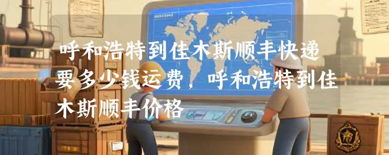 呼和浩特到佳木斯顺丰快递要多少钱运费，呼和浩特到佳木斯顺丰价格