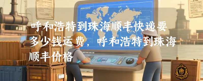 呼和浩特到珠海顺丰快递要多少钱运费，呼和浩特到珠海顺丰价格