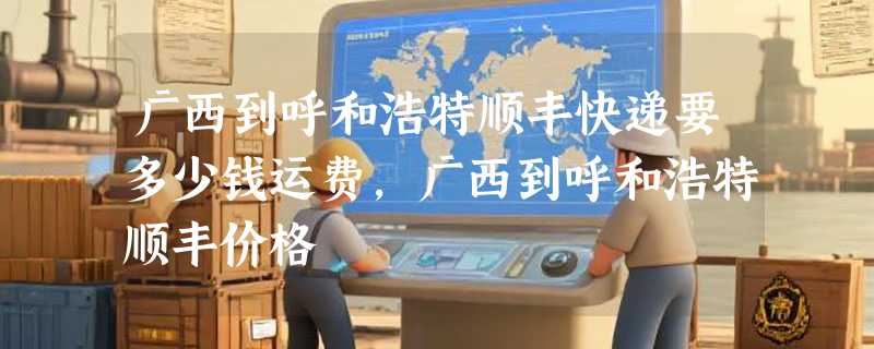 广西到呼和浩特顺丰快递要多少钱运费，广西到呼和浩特顺丰价格