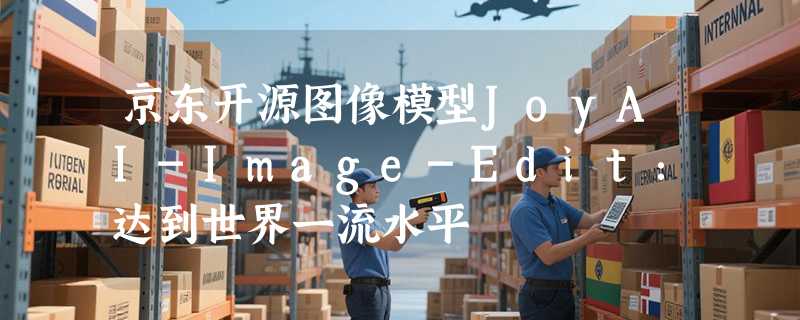 京东开源图像模型JoyAI-Image-Edit：达到世界一流水平