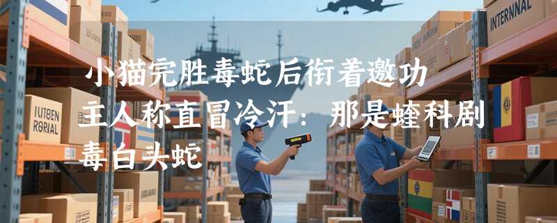 小猫完胜毒蛇后衔着邀功 主人称直冒冷汗：那是蝰科剧毒白头蛇