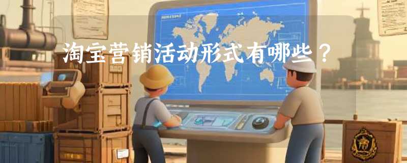 淘宝营销活动形式有哪些？