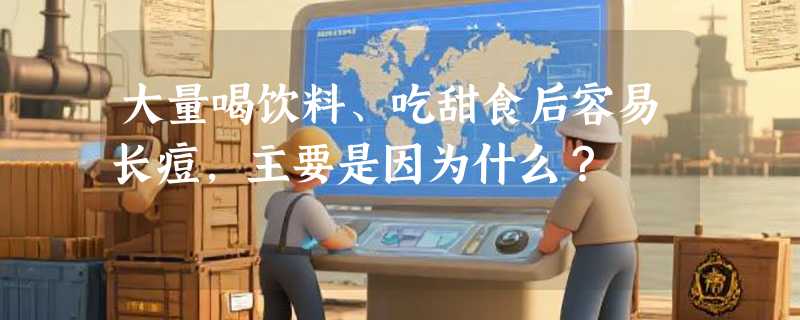 大量喝饮料、吃甜食后容易长痘，主要是因为什么？