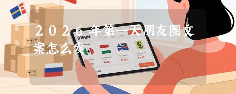 2026年第一天朋友圈文案怎么发