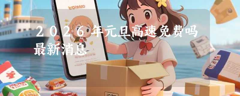2026年元旦高速免费吗最新消息