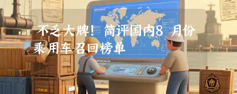 不乏大牌！简评国内8月份乘用车召回榜单