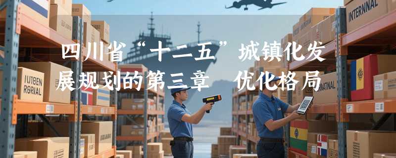四川省“十二五”城镇化发展规划的第三章　优化格局