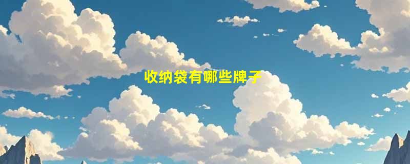 收纳袋有哪些牌子