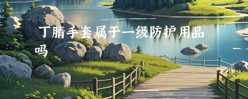 丁腈手套属于一级防护用品吗