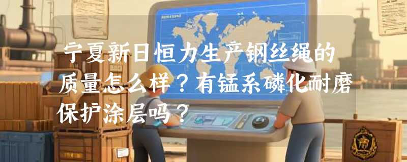 宁夏新日恒力生产钢丝绳的质量怎么样？有锰系磷化耐磨保护涂层吗？