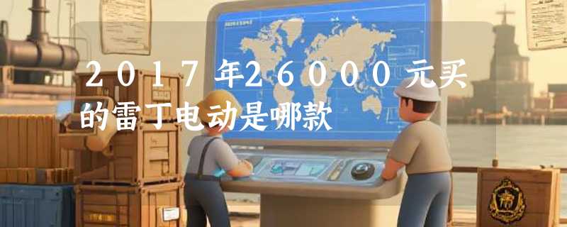 2017年26000元买的雷丁电动是哪款