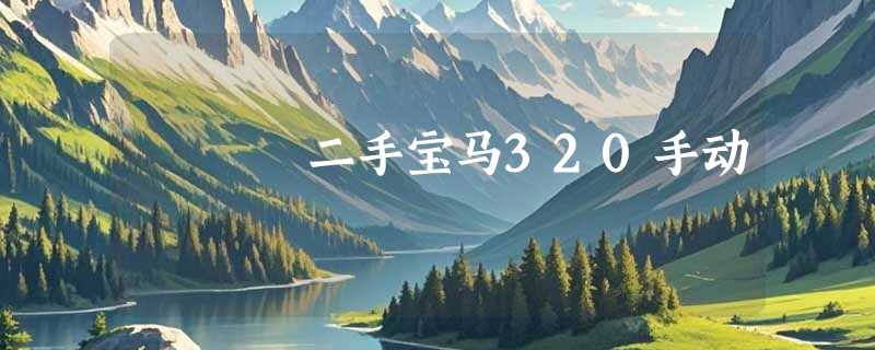 二手宝马320手动