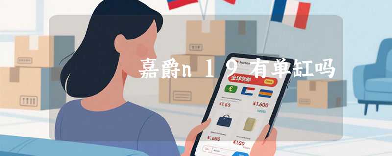嘉爵n19有单缸吗