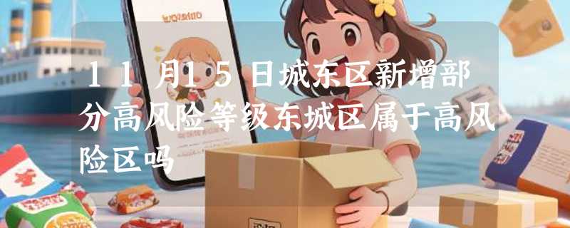 11月15日城东区新增部分高风险等级东城区属于高风险区吗