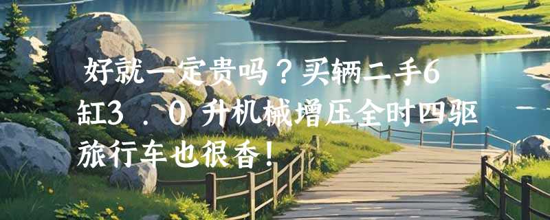 好就一定贵吗？买辆二手6缸3.0升机械增压全时四驱旅行车也很香！
