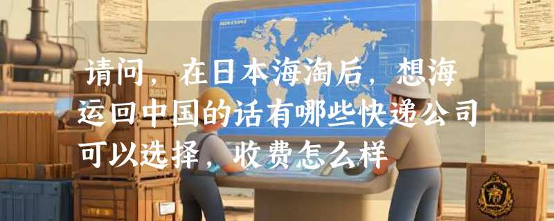 请问，在日本海淘后，想海运回中国的话有哪些快递公司可以选择，收费怎么样