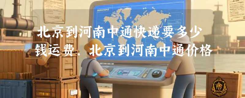 北京到河南中通快递要多少钱运费，北京到河南中通价格