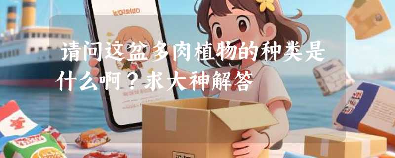 请问这盆多肉植物的种类是什么啊？求大神解答