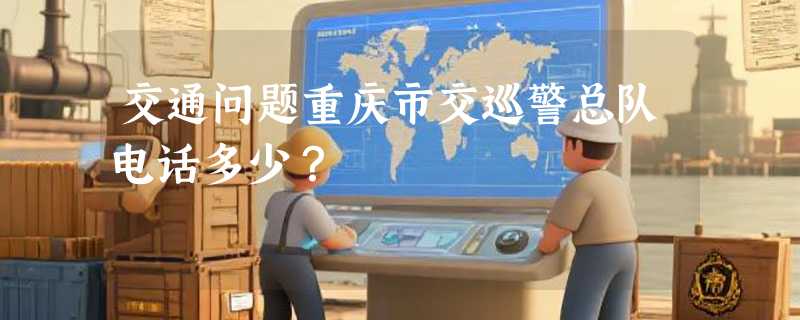 交通问题重庆市交巡警总队电话多少？