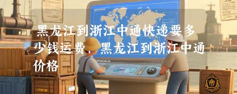 黑龙江到浙江中通快递要多少钱运费，黑龙江到浙江中通价格