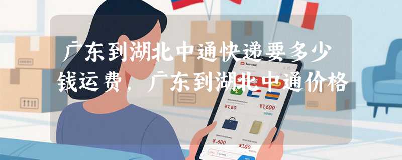 广东到湖北中通快递要多少钱运费，广东到湖北中通价格