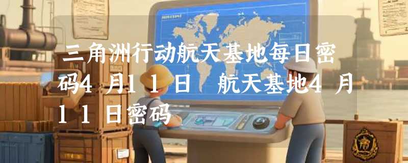 三角洲行动航天基地每日密码4月11日 航天基地4月11日密码