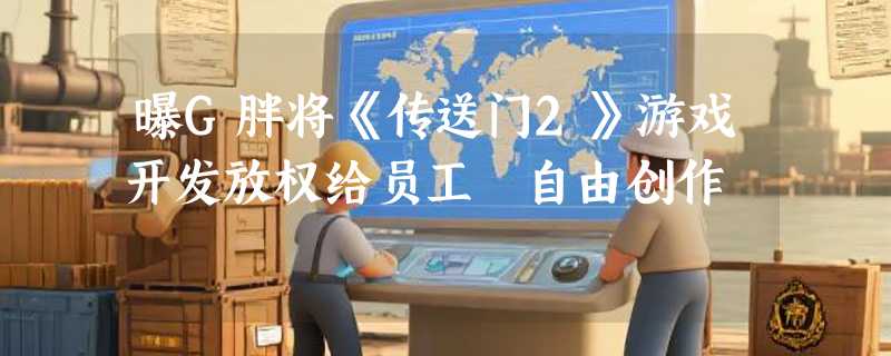 曝G胖将《传送门2》游戏开发放权给员工 自由创作