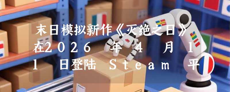 末日模拟新作《灭绝之日》在2026 年 4 月 11 日登陆 Steam 平台