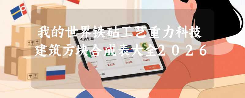 我的世界铁砧工艺重力科技建筑方块合成表大全2026
