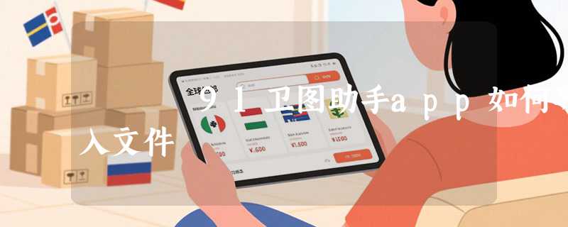 91卫图助手app如何导入文件