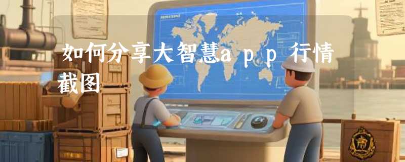 如何分享大智慧app行情截图