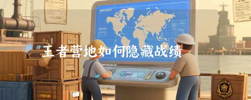 王者营地如何隐藏战绩